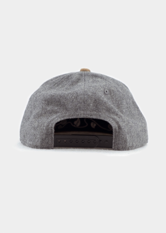 1516 Flanell - grau (Snapback)